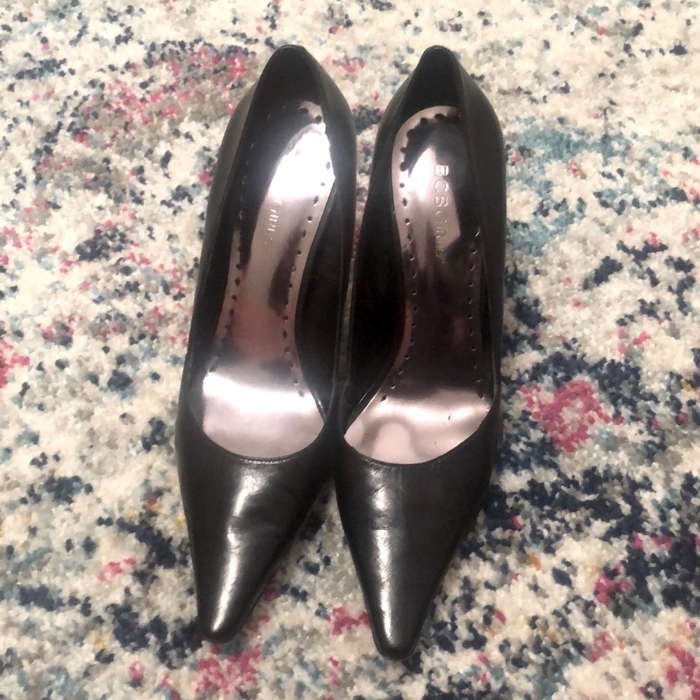 BCBG black heels